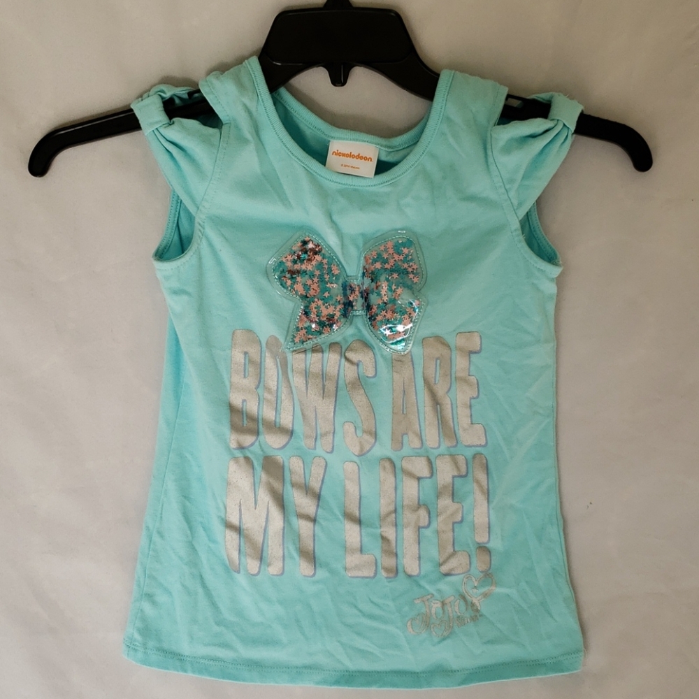 Jojo Siwa girls shirt size 7/8 light blue